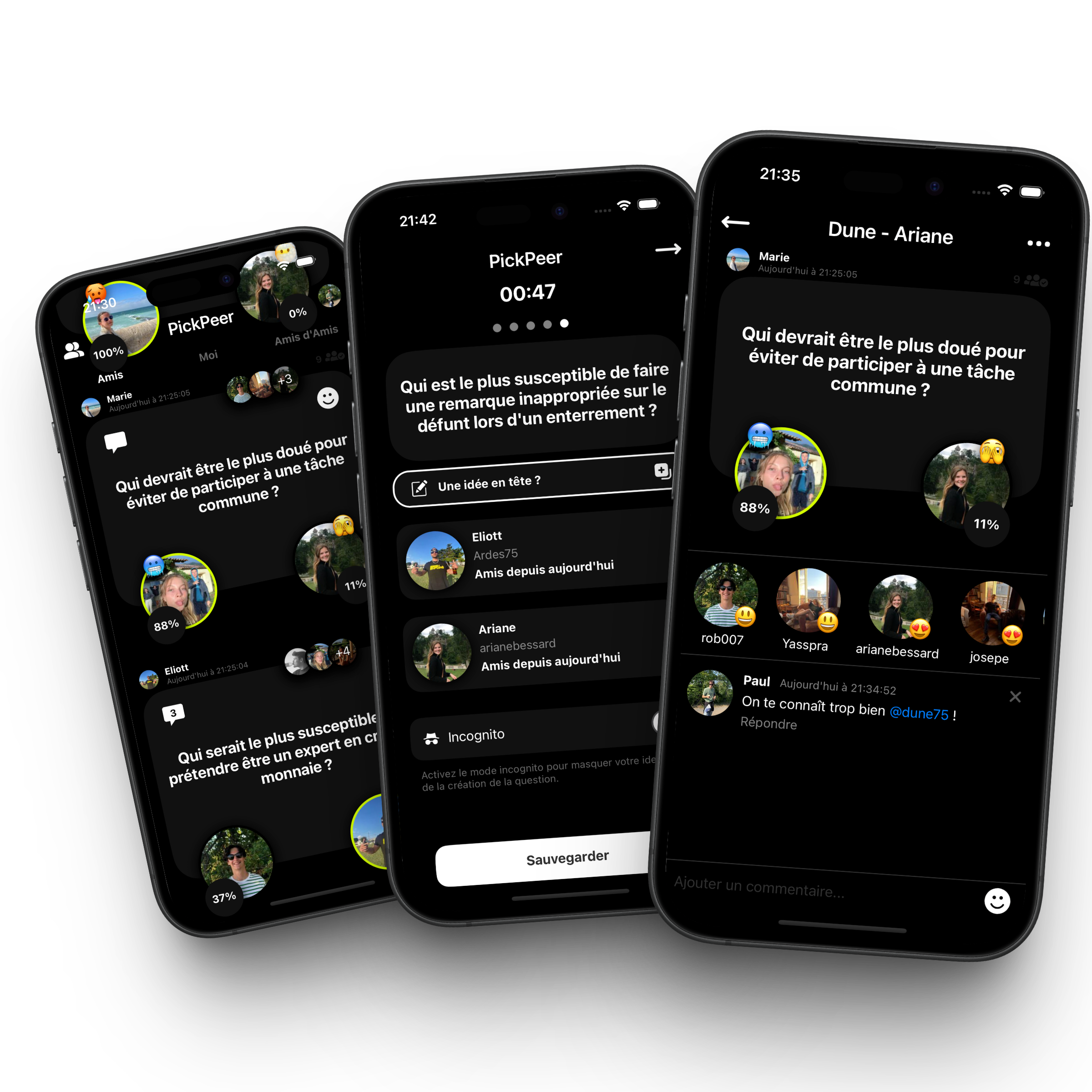 PickPeer application mobile